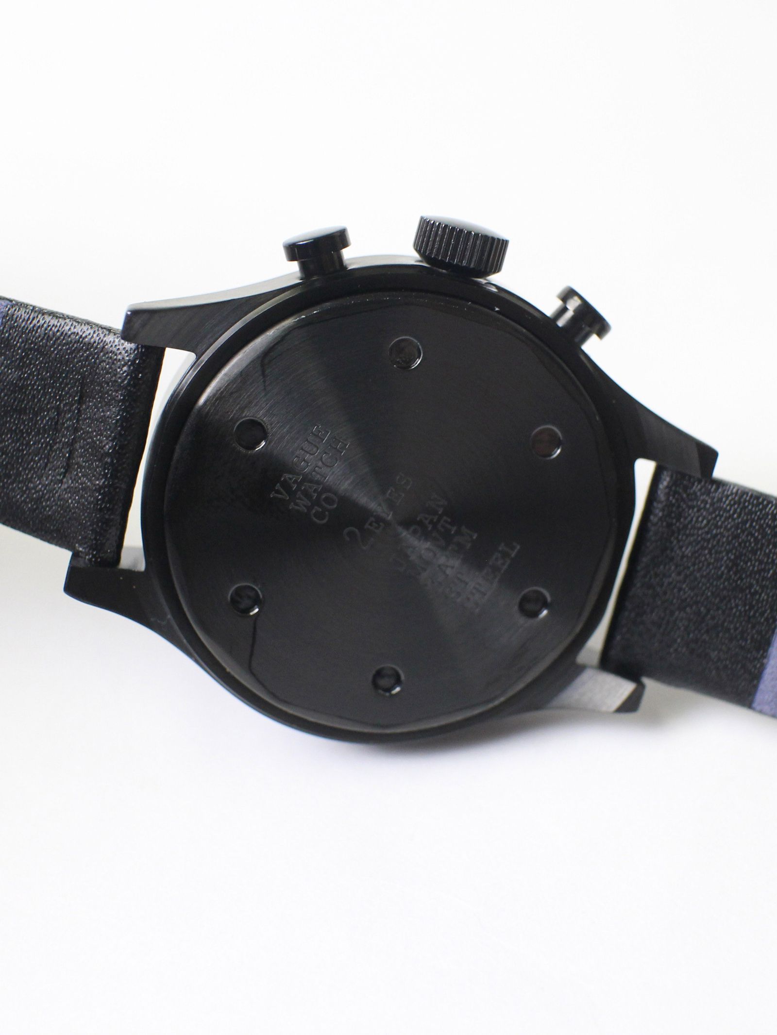 VAGUE WATCH CO. - 2EYES クロノグラフ BLACK 「松本潤 ドラマ99.9着用