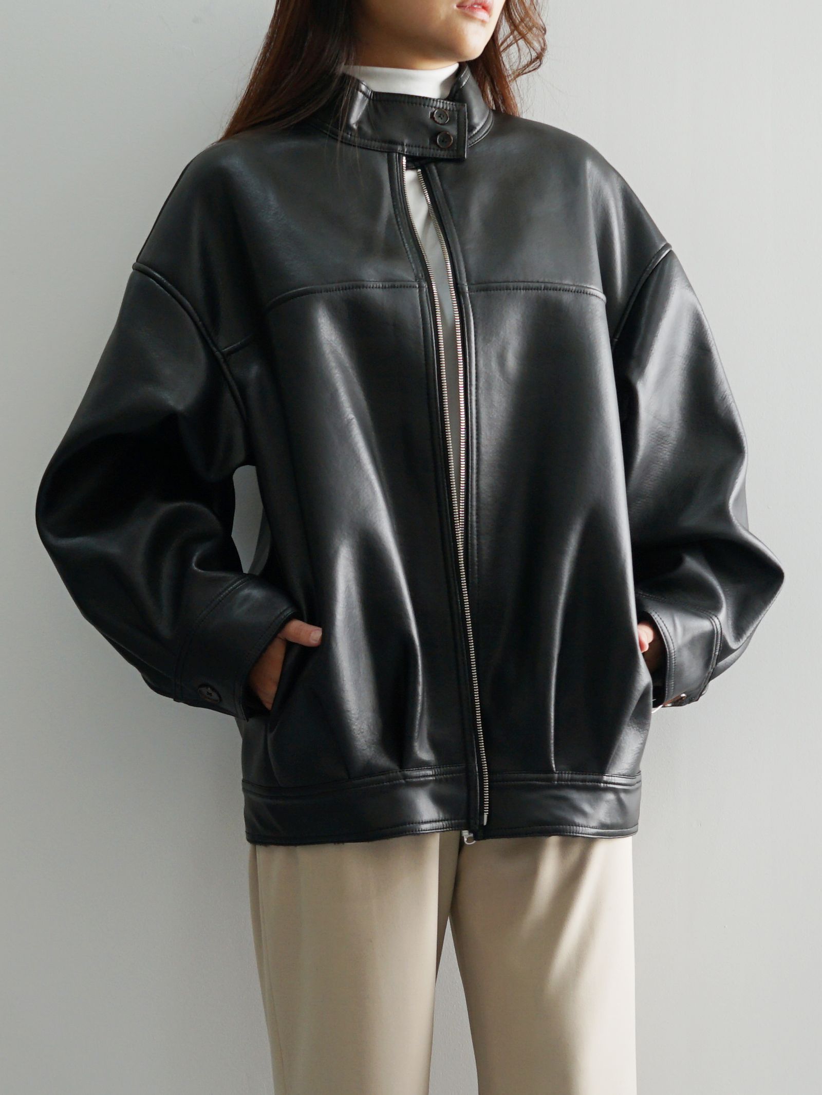 ETRE TOKYO - リバーシブルボアブルゾン - BLACK | ADDICT WEB SHOP