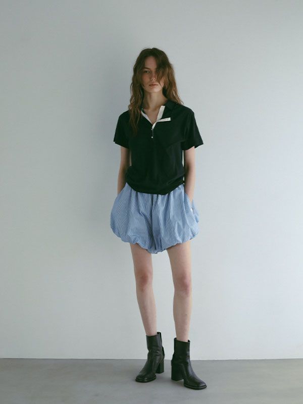 ETRE TOKYO - ヘンリーポロレイヤードセットプルオーバー - NAVY