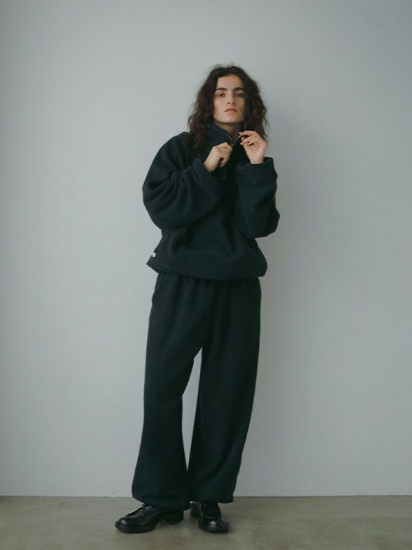 ETRE TOKYO - ドロストヘムエコフリースパンツ - NAVY | ADDICT WEB SHOP