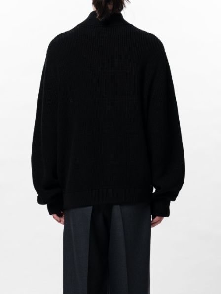 Maison MIHARA YASUHIRO - ドライバーズニット - DRIVERS KNIT - BLACK
