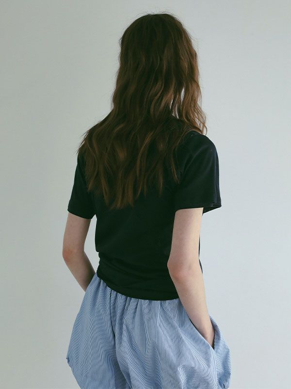 ETRE TOKYO - ヘンリーポロレイヤードセットプルオーバー - NAVY