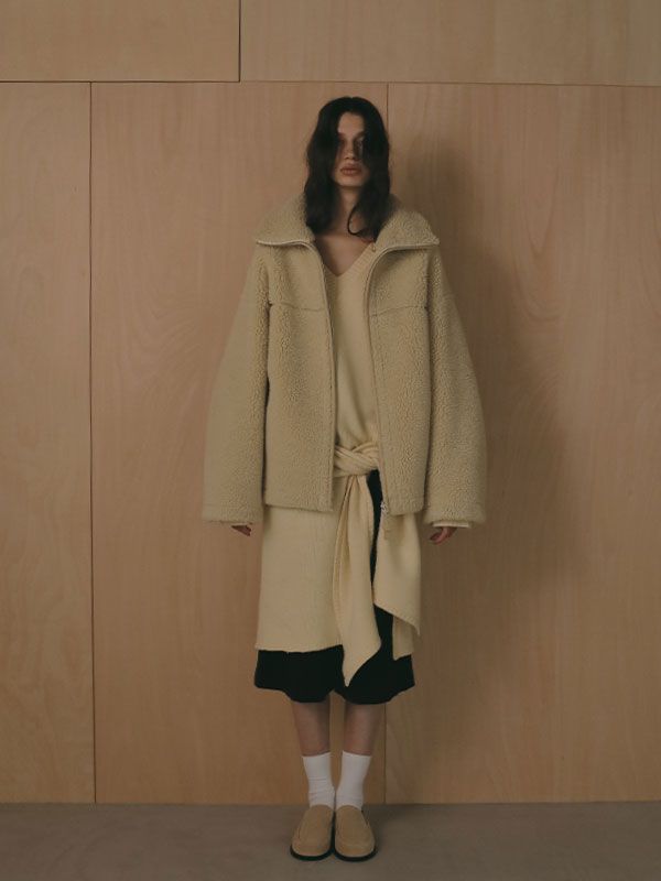 ETRE TOKYO - リバーシブルボアブルゾン (BEIGE) | ADDICT WEB SHOP