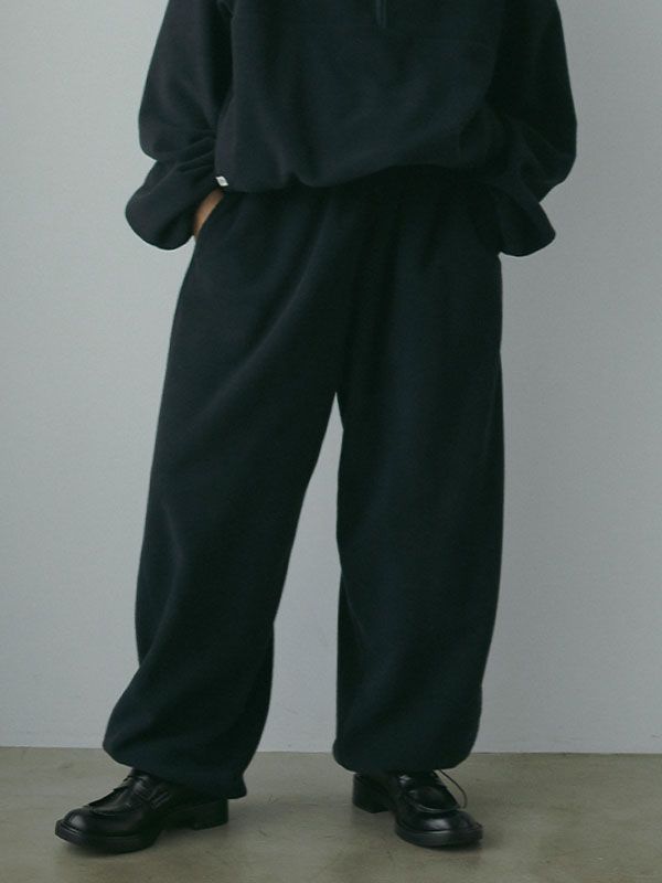 ETRE TOKYO - ドロストヘムエコフリースパンツ - NAVY | ADDICT WEB SHOP