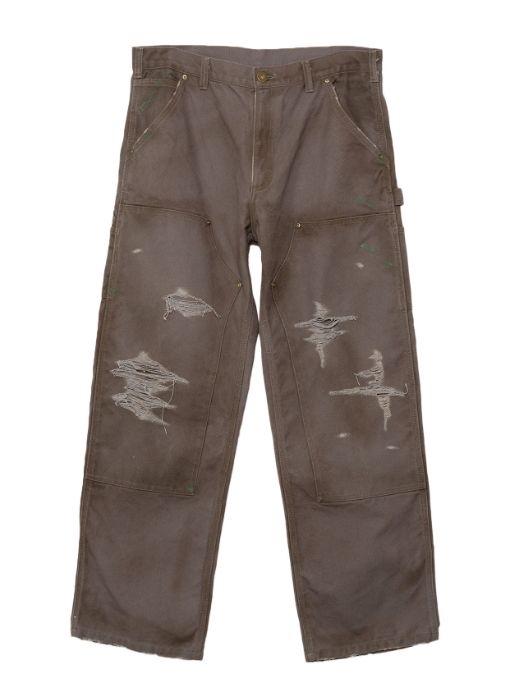 KAMIYA - ボロペインターパンツ - BORO PAINTER PANTS - GREY | ADDICT