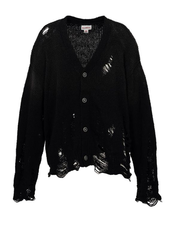 KAMIYA - サンフェードライクニットカーディガン - Sun Faded Like