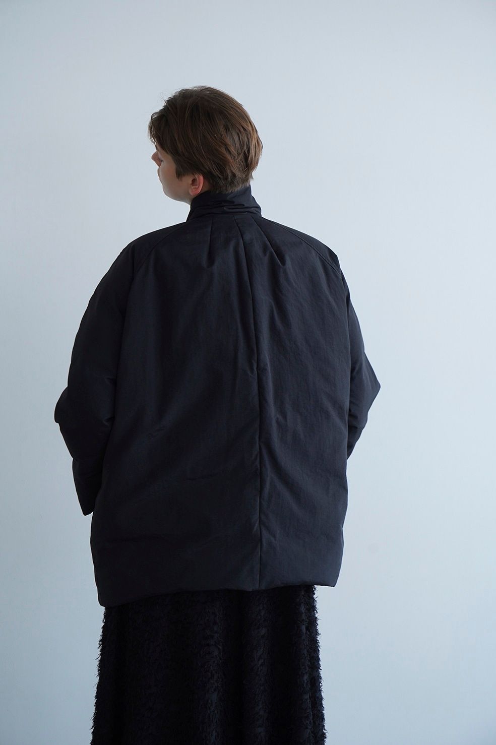 CLANE - コクーン ダウン コート - COCOON SHORT DOWN COAT - BLACK