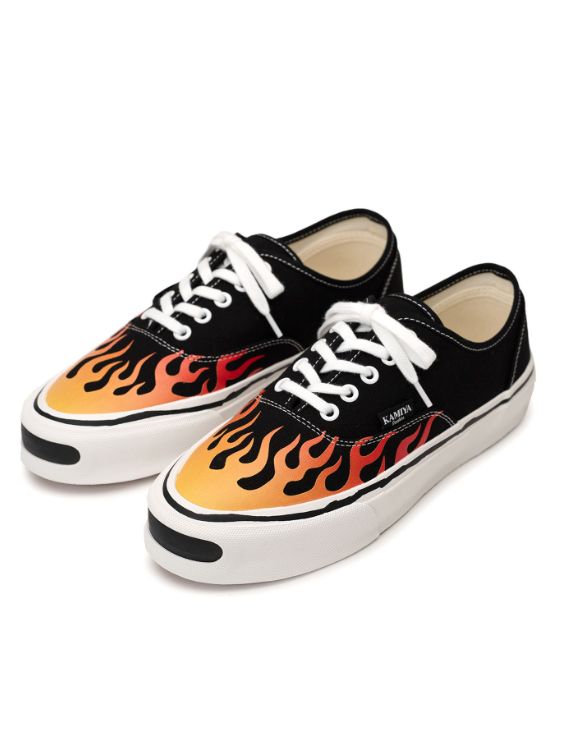 KAMIYA - 【HERC / ハーク】 ファイヤーパターンスニーカー - FIRE