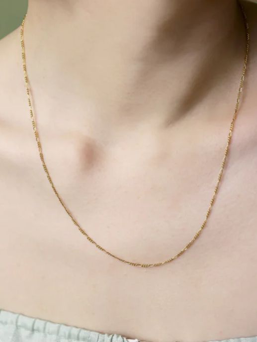 TEN. - フィガロチェーンネックレス GD ゴールド 全長 50cm シンプル
