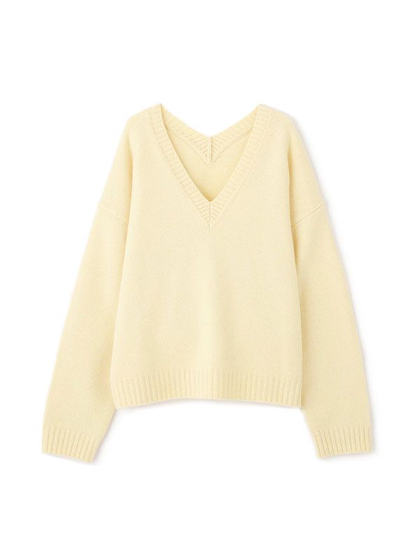 ETRE TOKYO - Vネック2wayニットプルオーバー (YELLOW) | ADDICT WEB SHOP