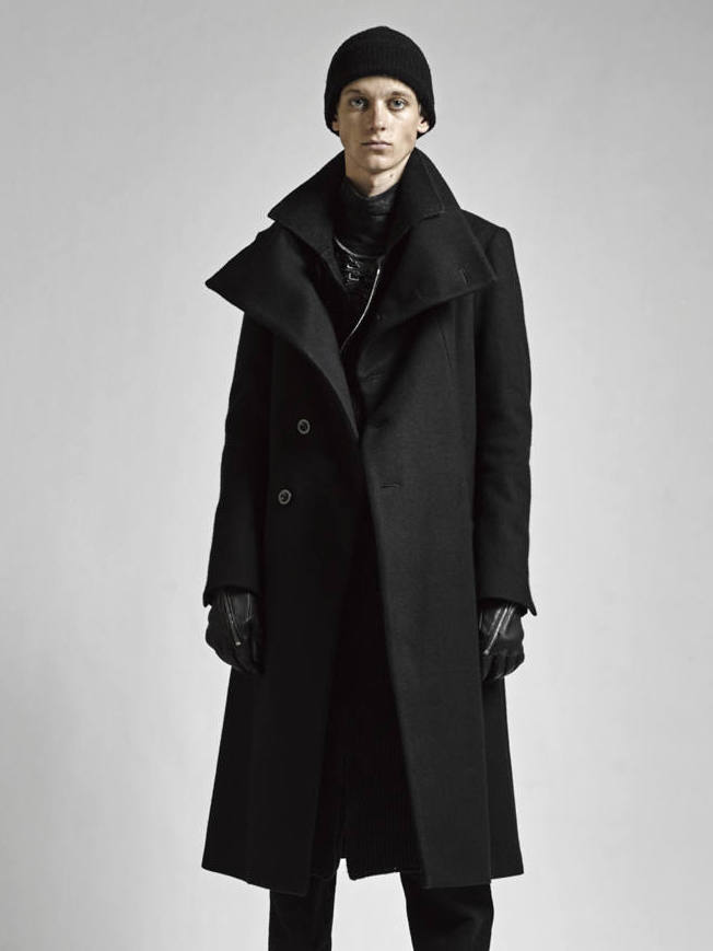 The Viridi-anne - ハイネックメルトンコートロング - Melton High