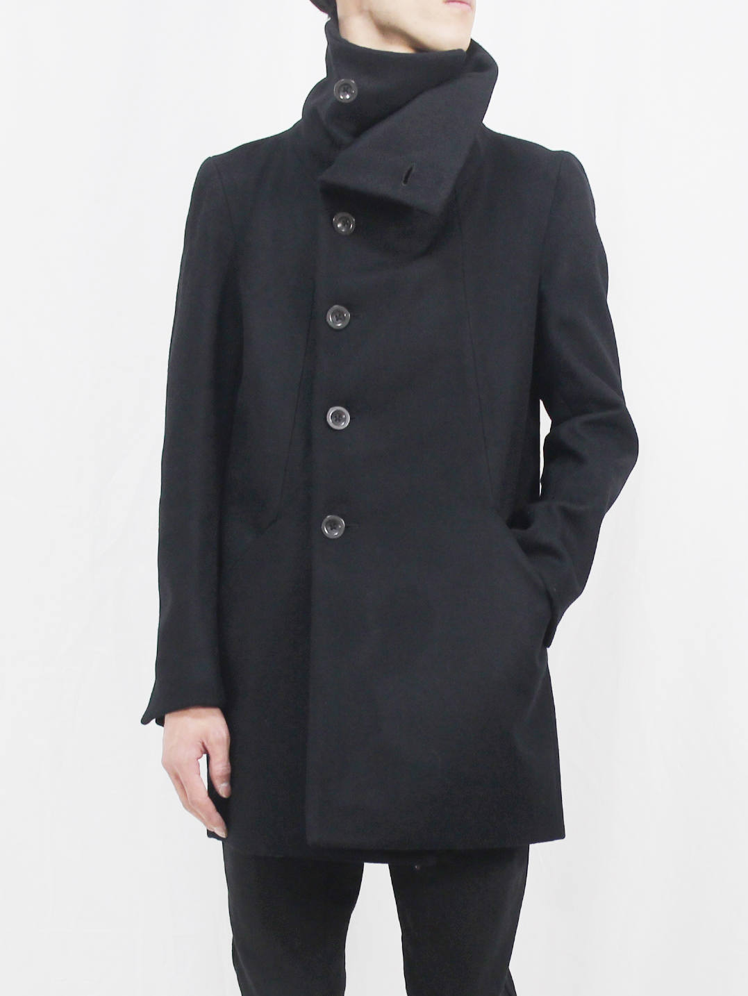 The Viridi-anne - ハイネックメルトンコート - Melton High Neck Coat