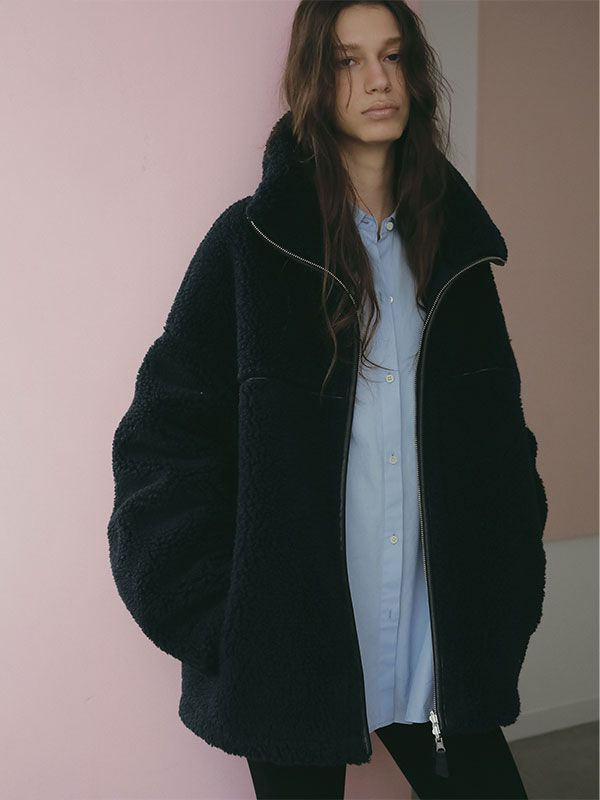 ETRE TOKYO - リバーシブルボアブルゾン (NAVY) | ADDICT WEB SHOP