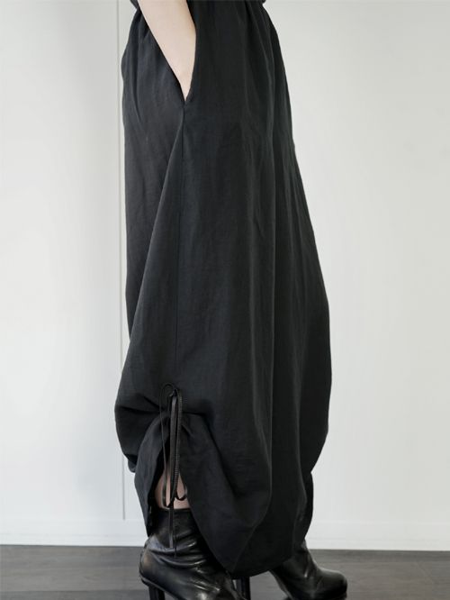 kujaku - ムベ パンツ - mube pants - Black | ADDICT WEB SHOP