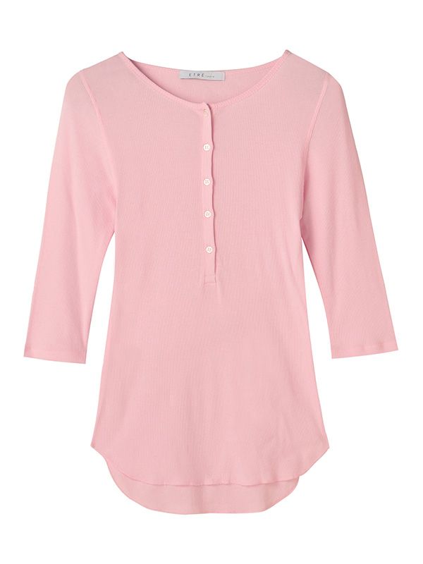 ETRE TOKYO - ヘンリーネックエアリートップス - PINK | ADDICT WEB SHOP