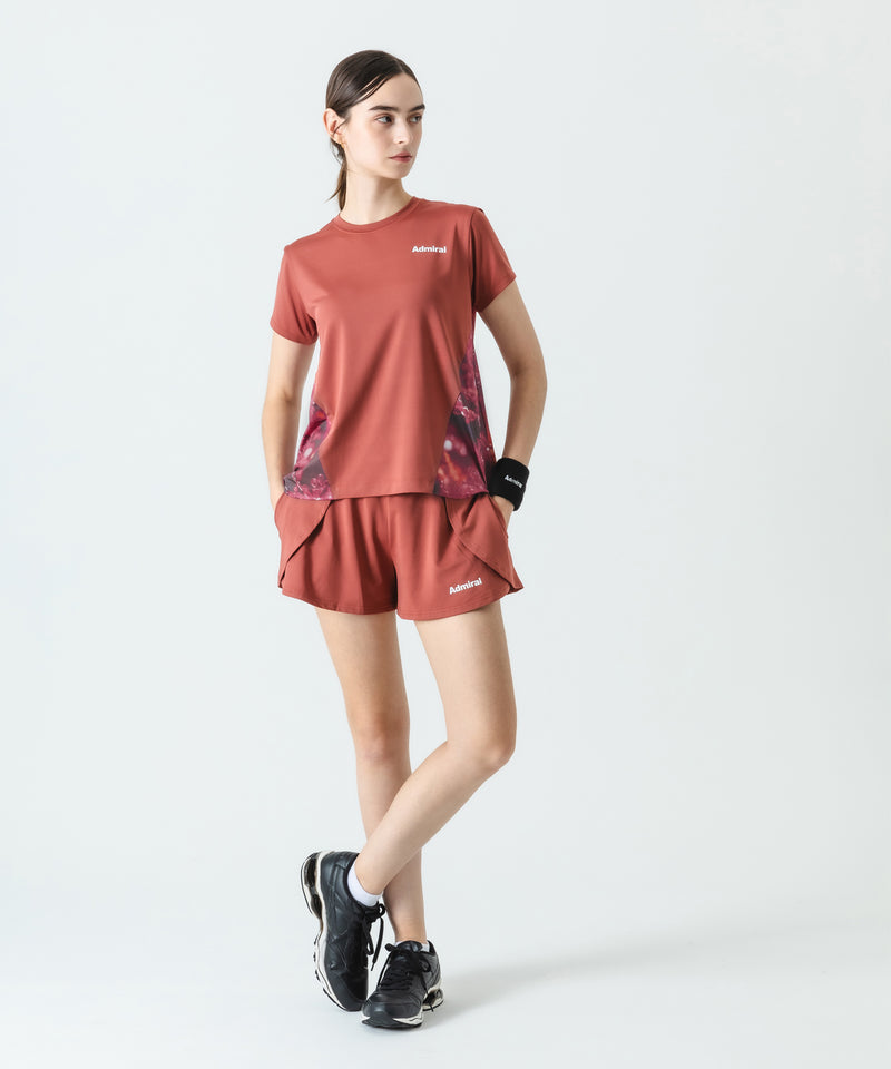 バックタックフレアグラフィックTEE ATLA534 – ADMIRAL