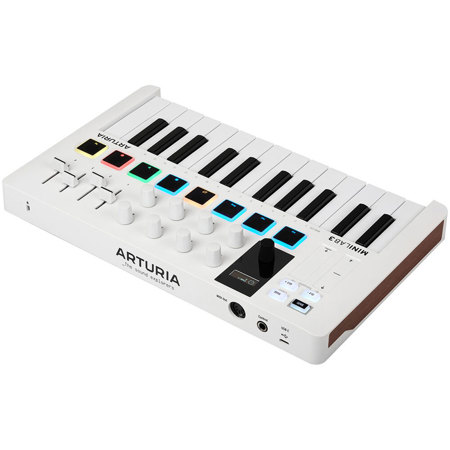 Arturia MiniLab 3 25-Key MIDI Keyboard Controller, White 231501
