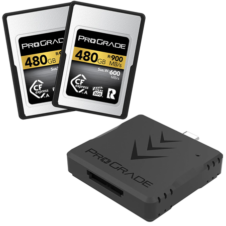 Prograde Digital CFexpress Type-A 1-Slot USB-C Card Reader, w/2x