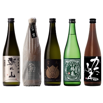 新潟清酒！人気銘醸蔵 飲み比べ 720ml 5本セット(BF Popular Breweries