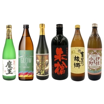 魔王と拘り焼酎6本セット(Maou and Specialty Shochu Set)(その他