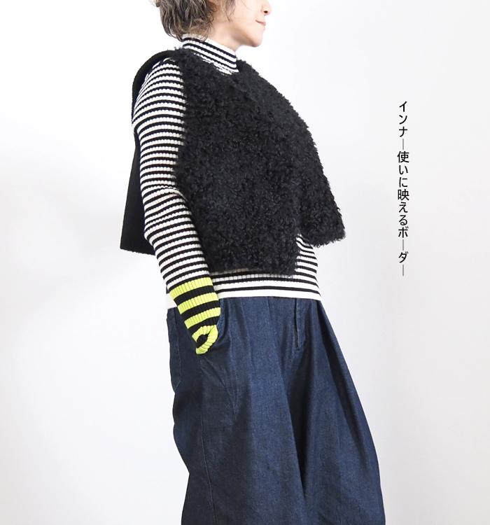 MARECHAL TERRE マルシャルテル ハイネックニットプルオーバー ピッチ