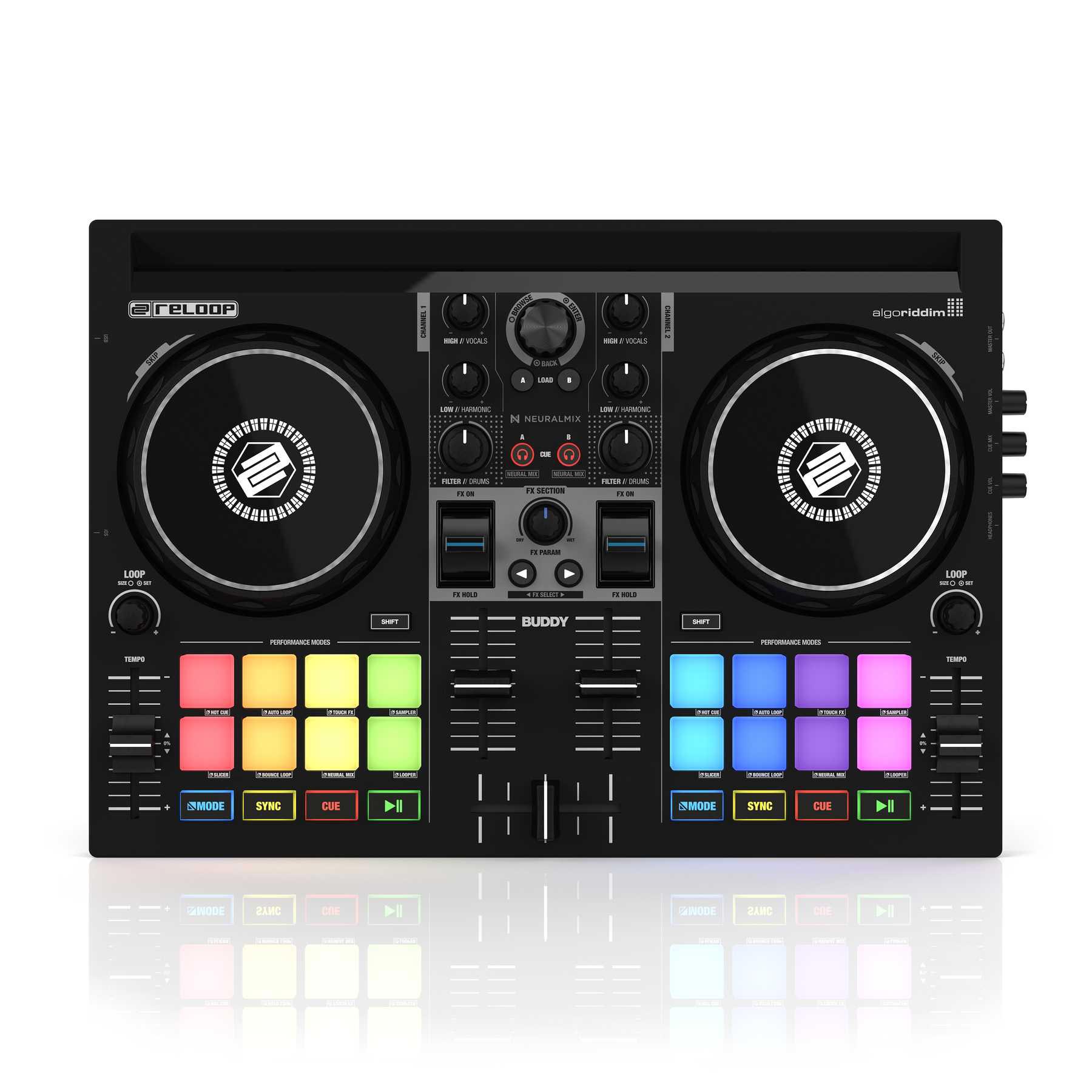 Reloop BUDDY Compact 2-Deck Djay Controller | Agiprodj