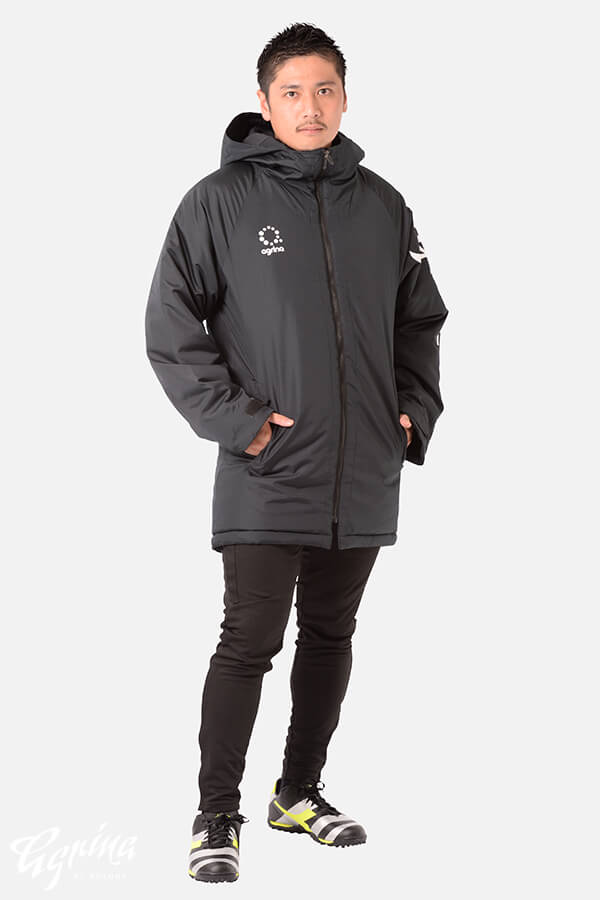 いわきFC トップチーム選手実着用 中綿ハーフコート サイズXL 超貴重品