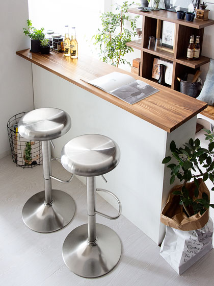 ステンレス×スチール カウンタースツール Surfer(サーファー) | 家具