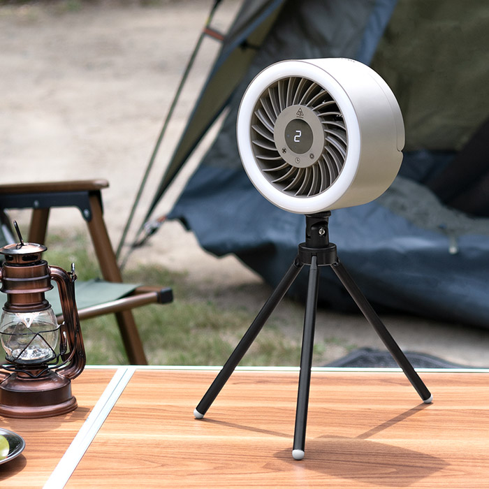 LEDライト付きポータブルファン | 家具・インテリア通販 【公式