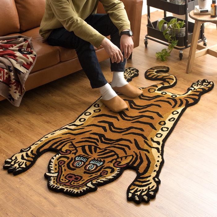 TIBETAN TIGER RUG(チベタンタイガーラグ) SSサイズ 50×85cm | 家具