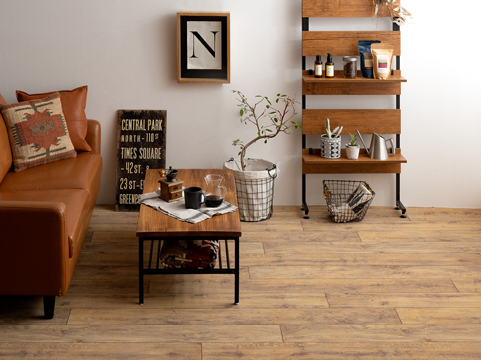 滑らないフローリング調パイルカーペット 200×450cm | 家具