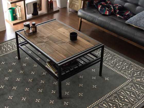 vintage☆ プライウッド センターテーブル 古家具 ビンテージ 曲木