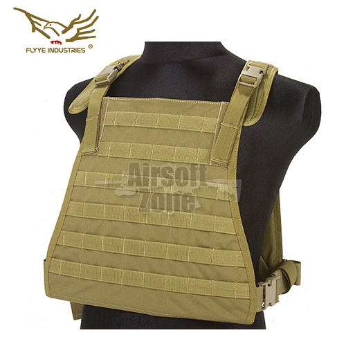 MBSS Plate Carrier Khaki FLYYE - Airsoft Zone UK
