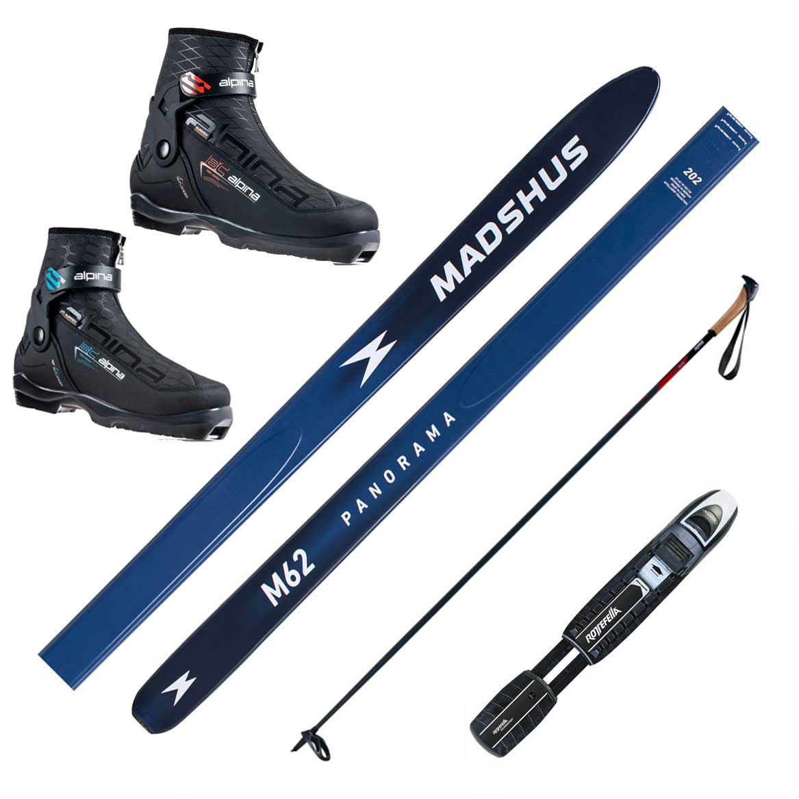 Madshus Panorama M62 BC Ski Package: akers-ski.com