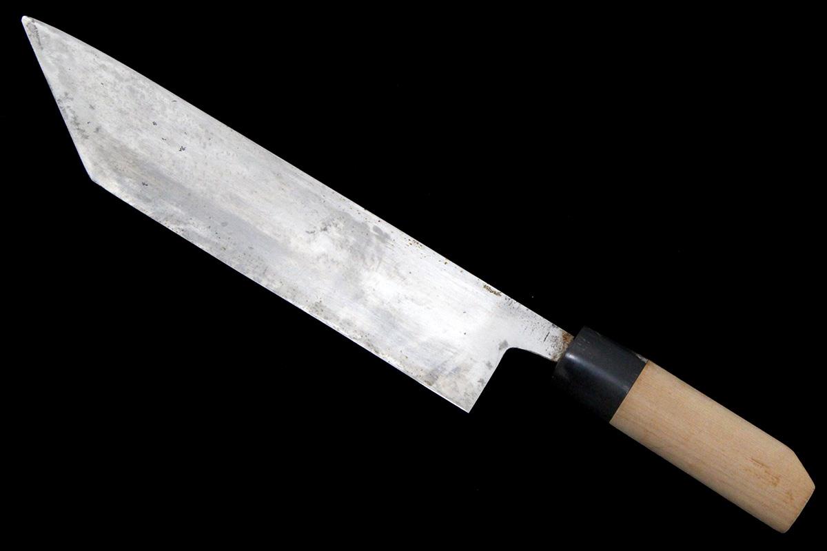 鰻裂包丁 江戸裂 七寸 本焼 朴柄 λA6973-2L1B | 東源正明 | 包丁