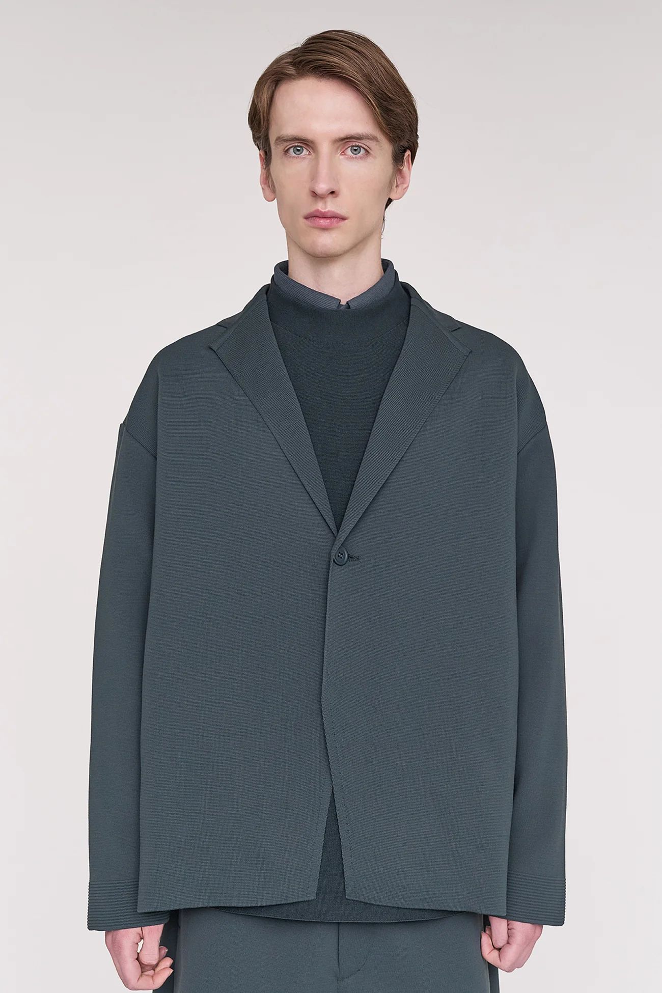 CFCL - Milan Rib Boxy Tailored Jacket - Smokey Black | ALTERFATE