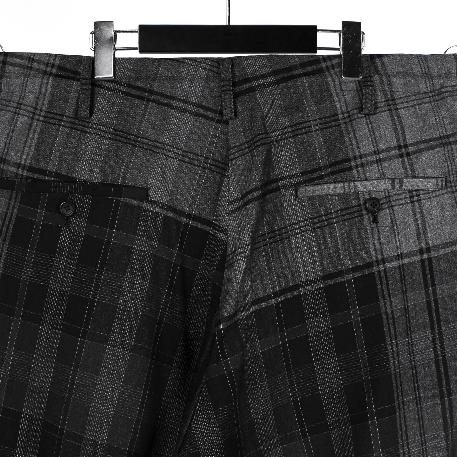 yohji yamamoto - pour homme | チェック裾脇タブP / 桝柄チェック