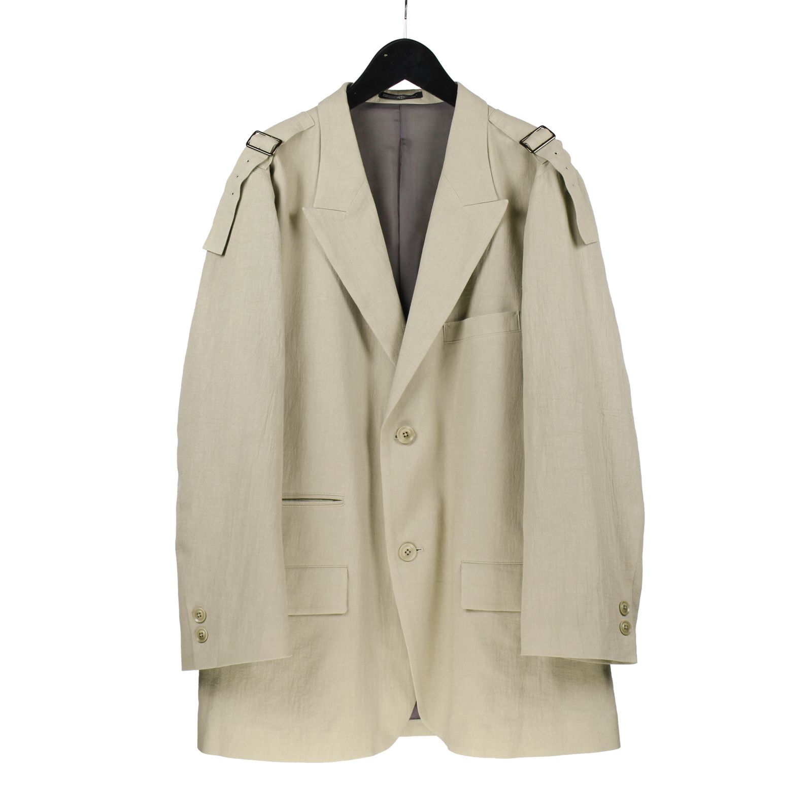 yohji yamamoto - Y's for men | COTTON LINEN VIYELLA 2-BUTTONS