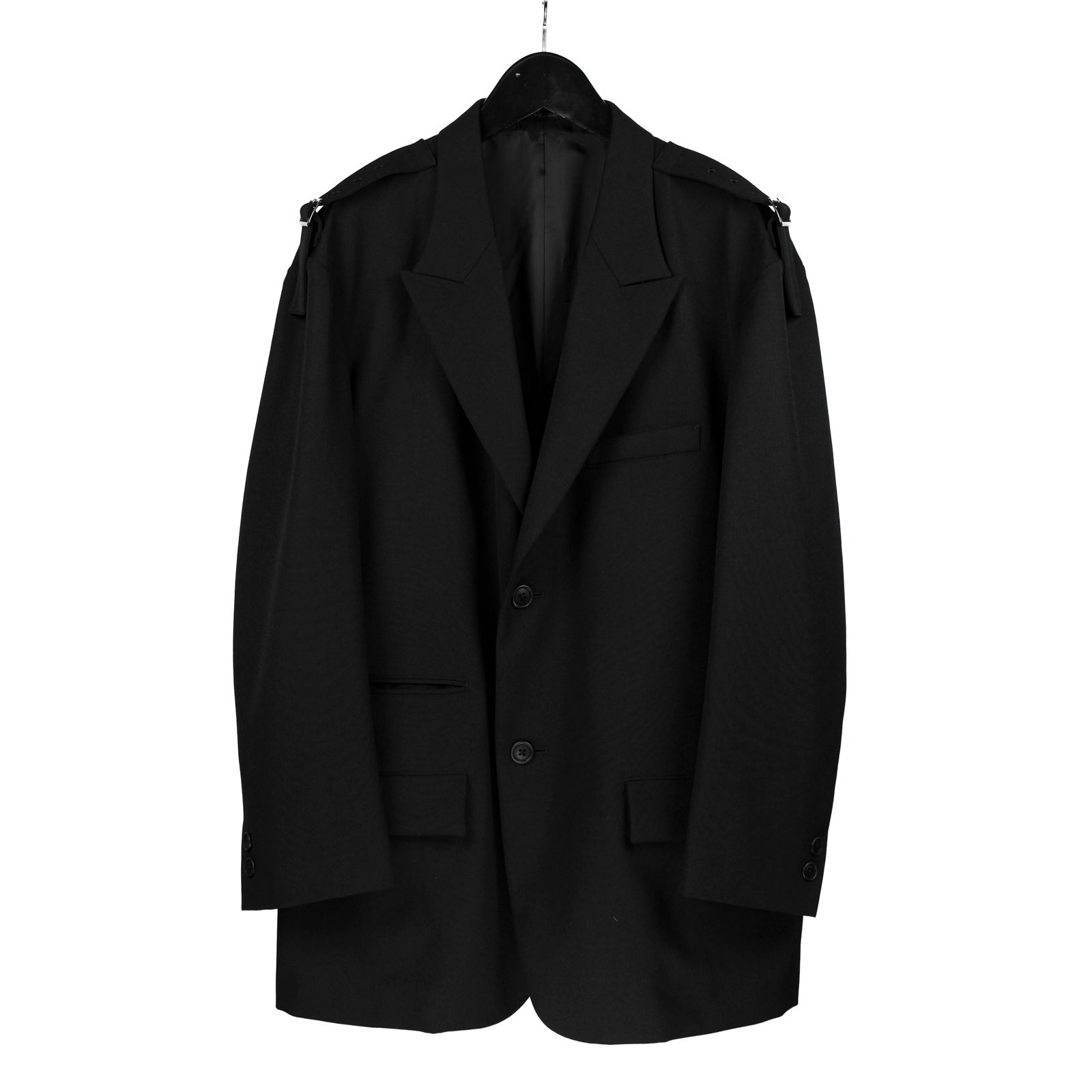 yohji yamamoto - pour homme | 肩バックル付2BSJKT / ジャケット