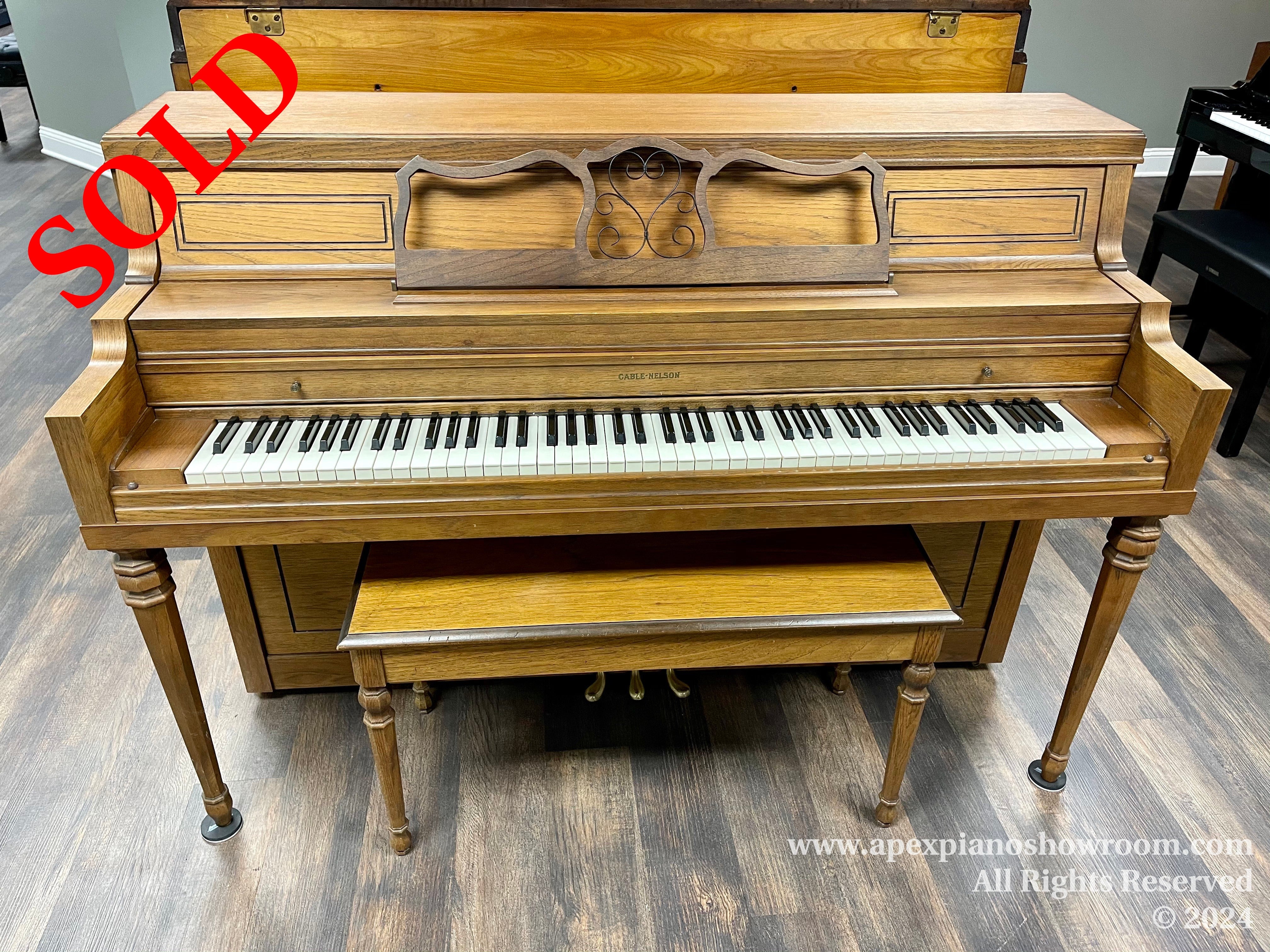 Cable Nelson 1517 (Used Upright Piano For Sale) – Apex Piano Showroom