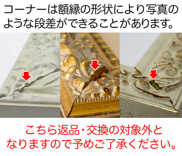 油彩額縁:MRN-A3017-I (UVカットアクリル)【オーダーメイドサイズ