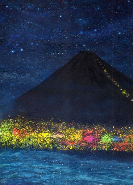 富士山-9」 by 歌絵｜Artmeter｜暮らしを彩るアートが、きっと見つかる