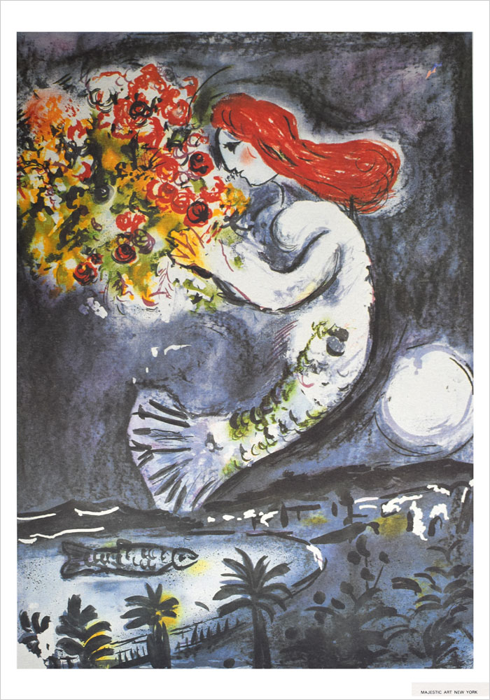 マルク・シャガール ポスター THE BAY OF ANGELS 1956 AP-14|アート