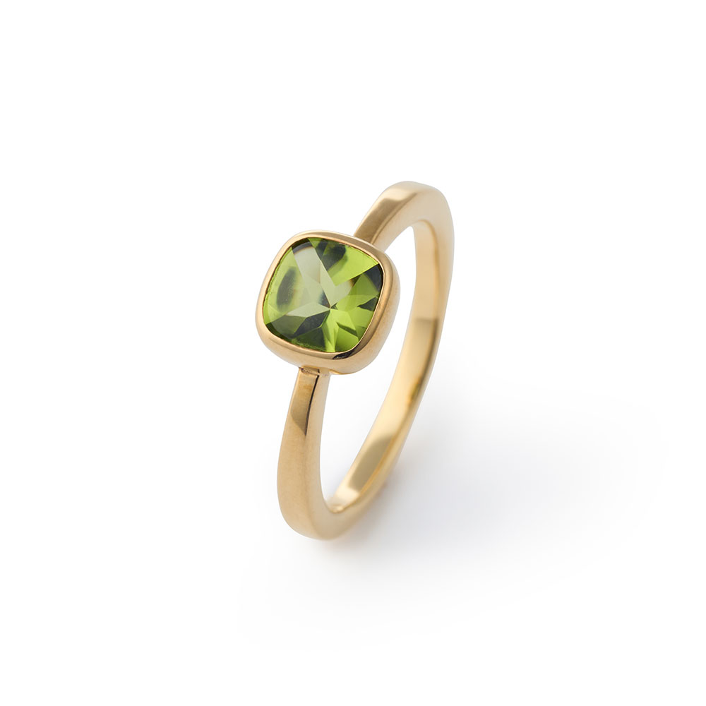 K18ペリドットリング - アートジュエリー | Art Jewelry 横浜馬車道
