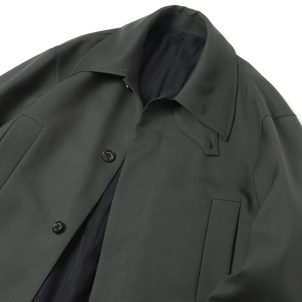 MAC COAT ORGANIC WOOL HEAVY TROPICAL - MARKAWARE 「Area」