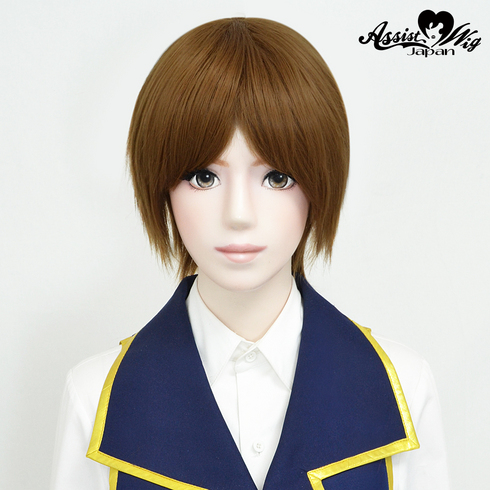 コスプレ用ウィッグ ピュアショート ライトブラウン02 ― コスプレ