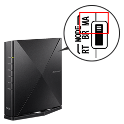 WX5400HPをメッシュ機能を使わないWi-Fi（無線）中継機にして、弊社製