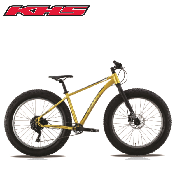 KHSの自転車「KHS ファットバイク」は、雪道や砂漠も走れる極太タイヤ