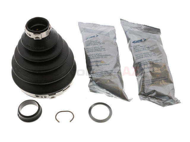 GKN Loebro 1K0498203A, 306354 Axle Boot Kit; Front Outer; Left