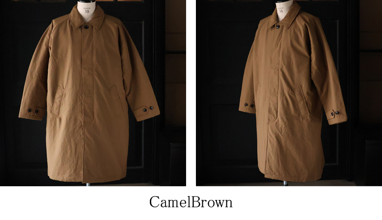 60/40クロス Sorona®Dupont 中綿 ステンカラーコート【送料無料